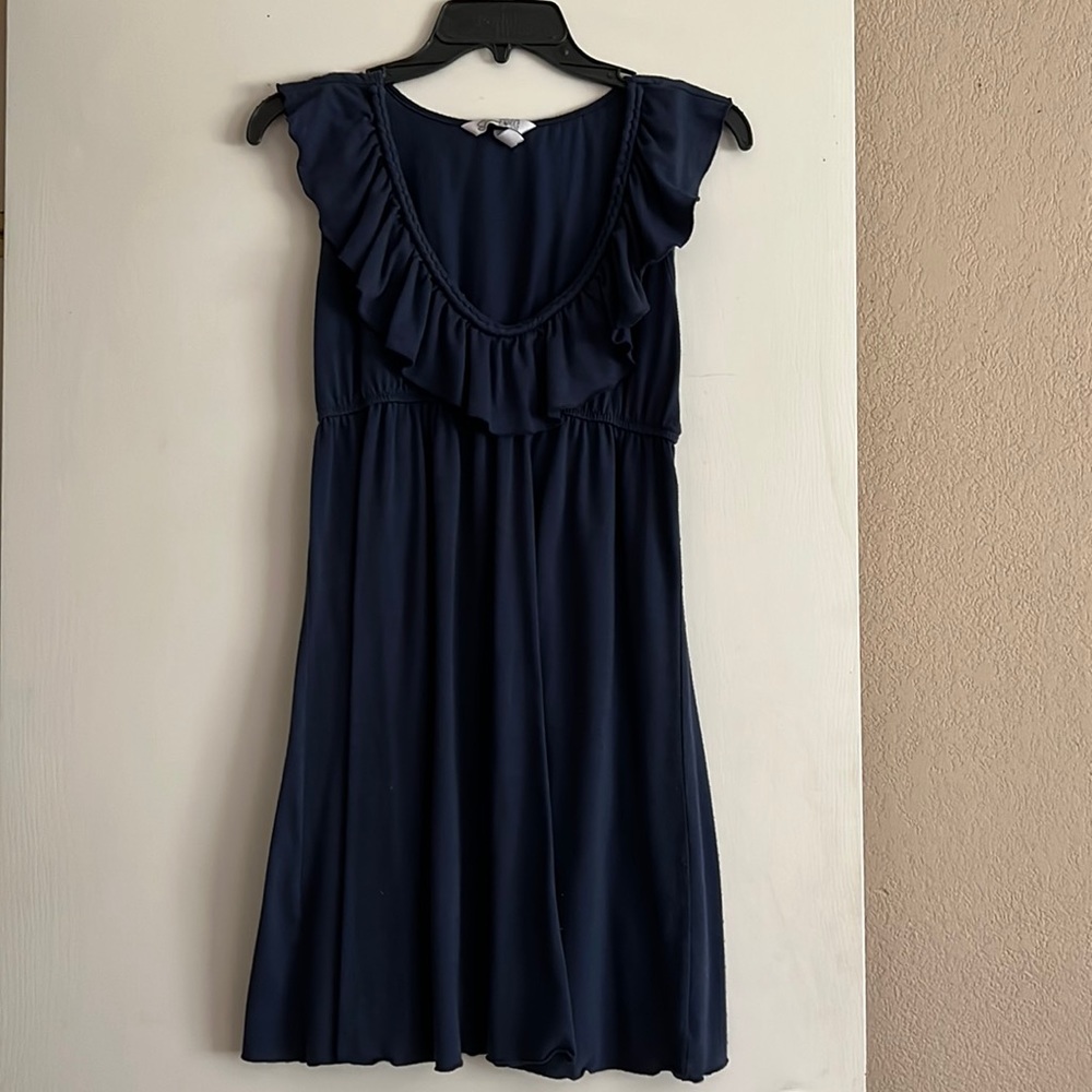 Dark blue summer dress